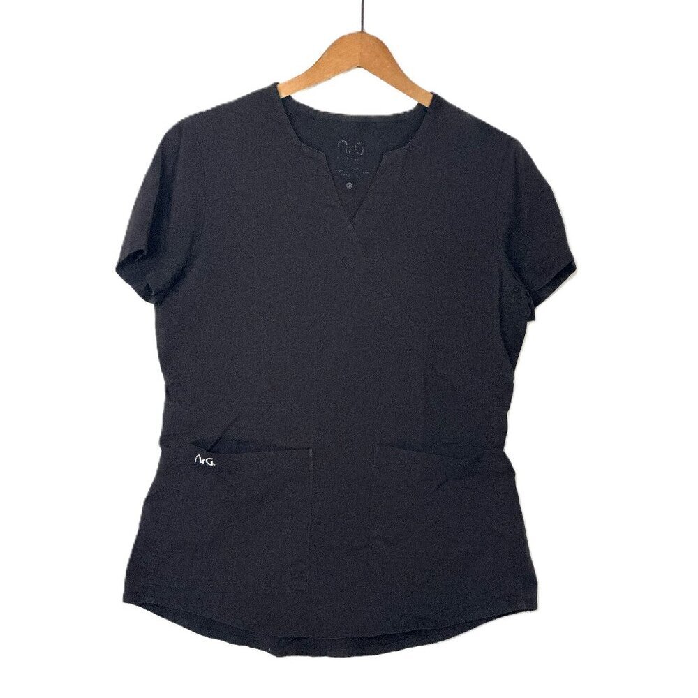 Black NRG Scrub Top Size Small - Picture 2 of 5